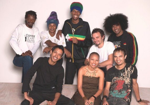 Bliksemstraal with fellow Afrikaaps artists